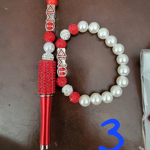DELTA SIGMA THETA BRACELET AND PEN SET - Picture 3 of 8